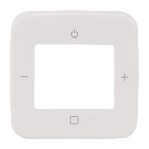 Zentralscheibe mit Aufdruck für Busch-Radio alpinweiß - Reflex SI