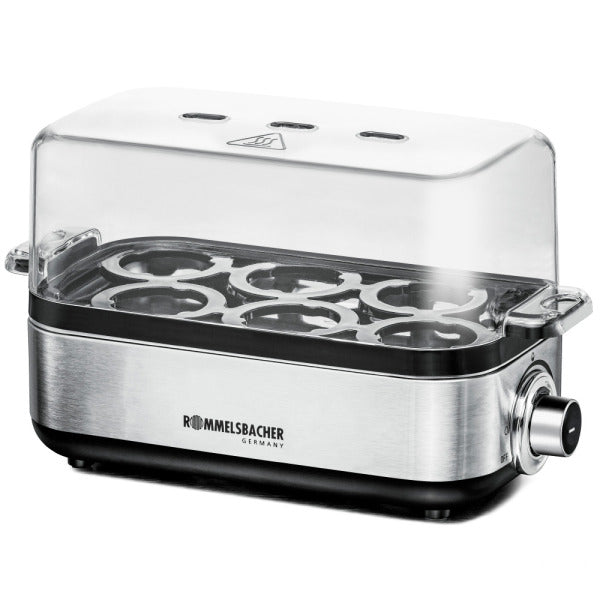 Eierkocher  f. 6 Eier 400W Signalton Pochier-Einsatz edst-sw – ER 600