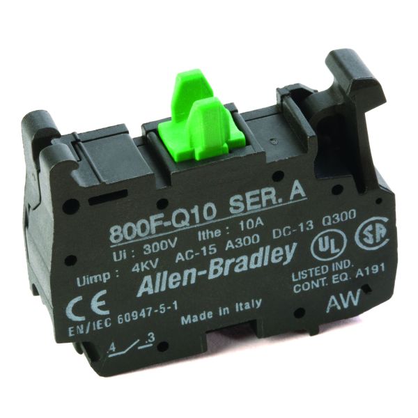 22MM CONTACT BLOCK 800F PB – 800F-Q10