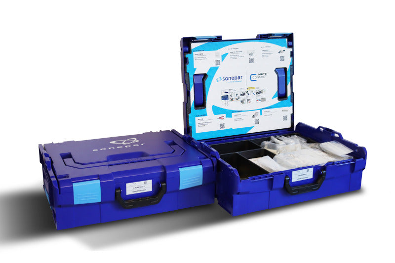 L-BOXX METZ CONNECT  62-teilig, Kat6a - Komponenten/Anschlusstechnik inkl. Jokari-Abmantler + Seitenschneider – L-BOXX METZ 1