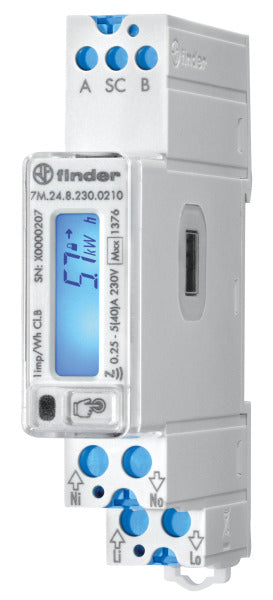Energiezähler 1Ph. 40A, S0, IR, NFC, MID, Modbus – 7M.24.8.230.0210