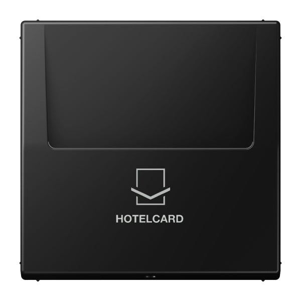 Hotelcard-Schalter (ohne Taster-Einsatz), Hotelcard, graphitschwarz matt – LS590CARDSWM
