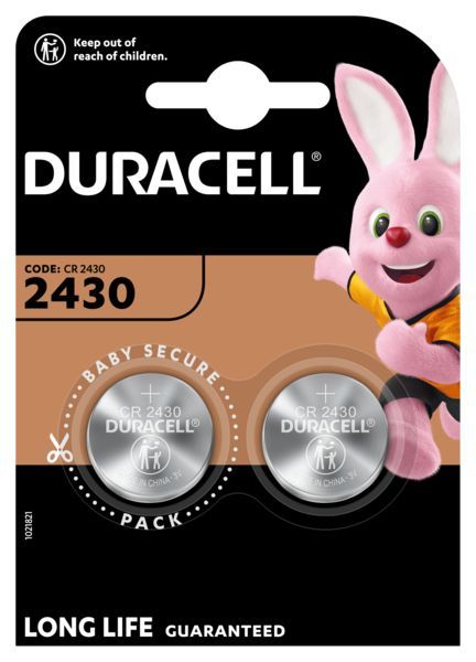 Knopfzelle Elektronik Lithium 2430 1Bli=2Stk – 152090