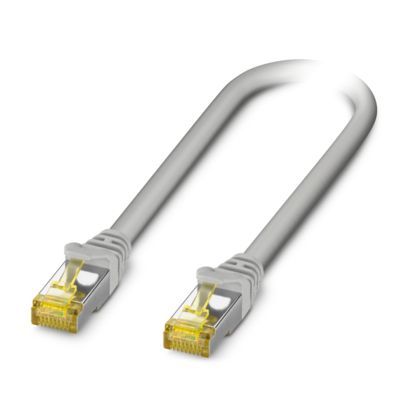 Patchkabel Kat.6A S/FTP 4x2xAWG26/7 halogenfrei grau 20m – 1227593