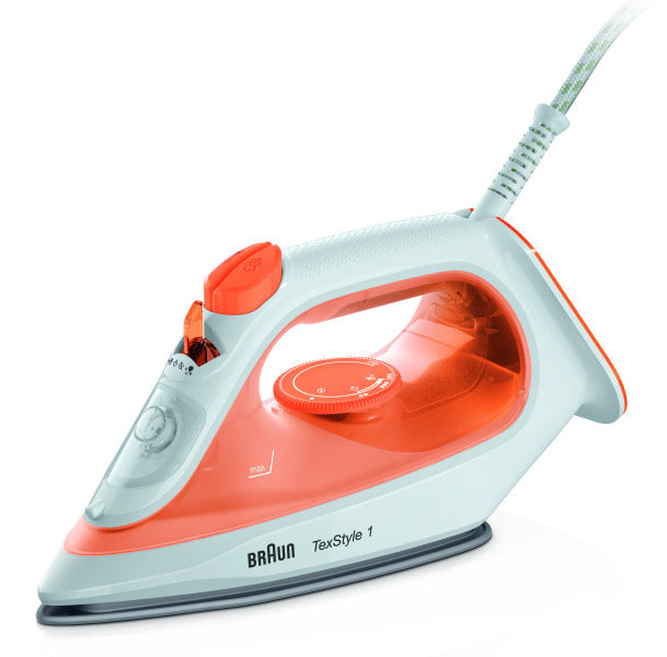 Bügeleisen 1900W 220ml Antih.Sohle S-Abschl orange-weiß – 127407009
