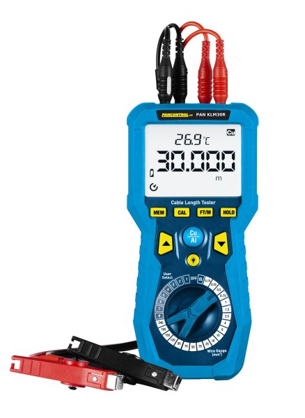 Kabellängen-Messgerät und Milli-Ohmmeter 0,15 - 240mm² für ein- und mehrpolige Leiter