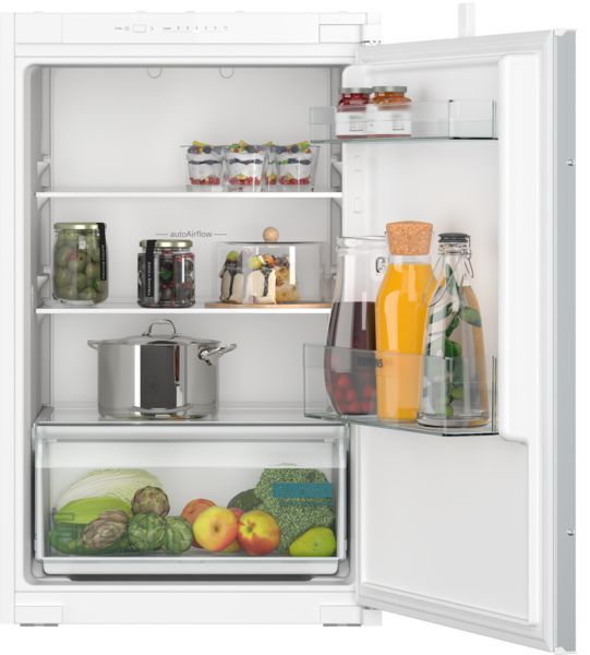 Einbaukühlschrank int. Cooler 136L. Schlepptür E weiß – KI21RNSE0