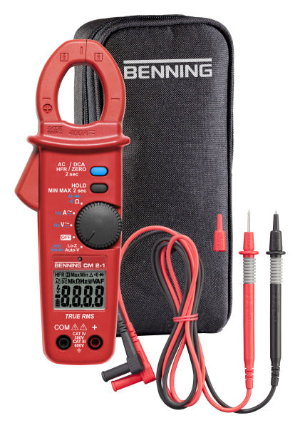 BENNING Trms-Digital-Stromzange 400A 600V 40MOhm Durchgang Diode Hold Max/Min Zange 27mm  – 044689