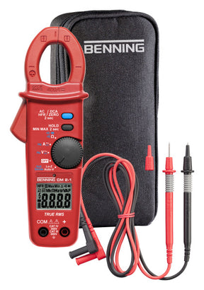 BENNING Trms-Digital-Stromzange 400A 600V 40MOhm Durchgang Diode Hold Max/Min Zange 27mm  – 044689