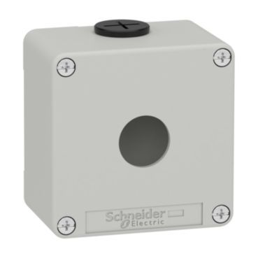 Leergehäuse XAP, Metall, grau, für 1x22mm, 80x80x51,5, M20 – XAPD1201