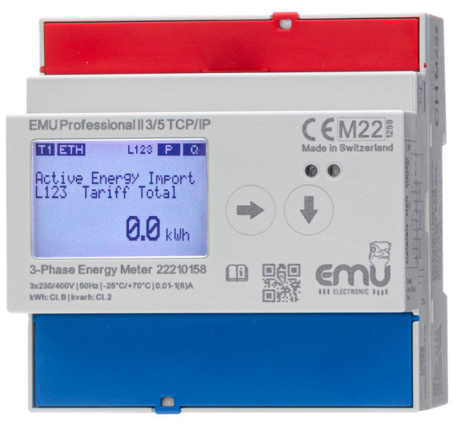 Wandlerzähler /5 oder /1 MID B+D 3x230/400V, 5(6)A, 50 Hz – P21A000T
