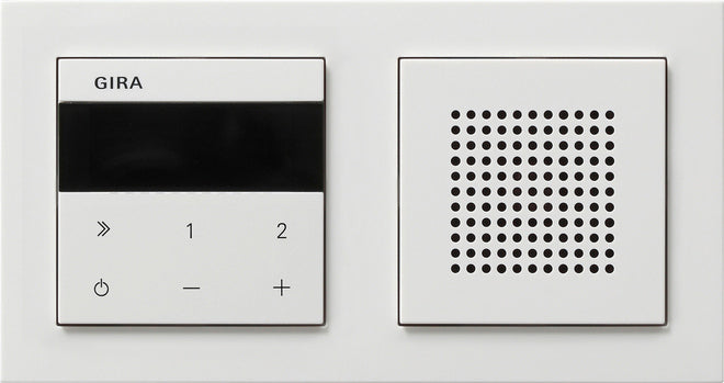 MS! Unterputzradio IP, komplett mit Abdeckrahmen E2 – 232029