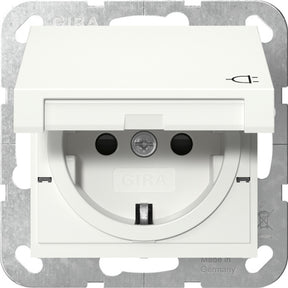 GIRA SCHUKO KD + SH System 55 Reinweiß m  – 441427