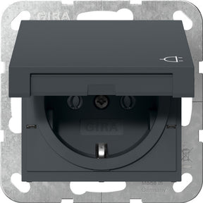 GIRA SCHUKO KD System 55 Anthrazit  – 445428