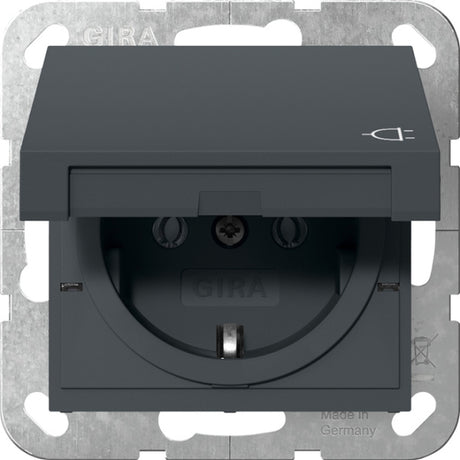GIRA SCHUKO KD System 55 Anthrazit  – 445428