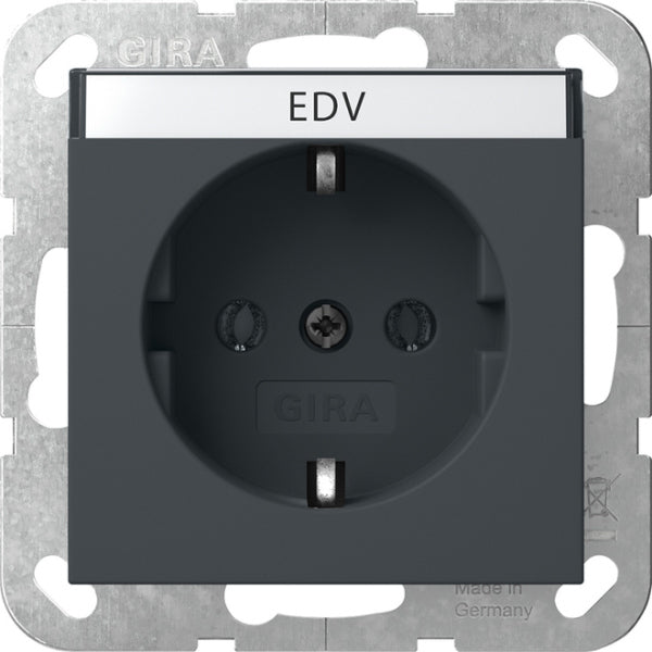 SCHUKO-Steckd. BSF System 55 Anthrazit – 445728