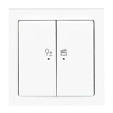 Komplettset WL LED-Dimmer-Einsatz flex 1-fach Funk studioweiß - future linear – 2CKA006200A0294