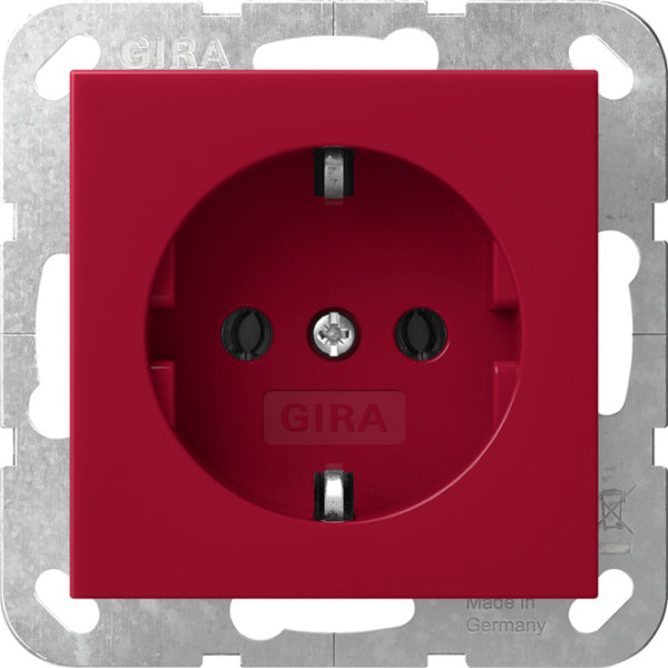 SCHUKO-Steckd. System 55 Rot – 4455108