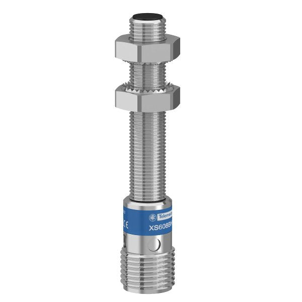 Näherungsschalter ind. M8, ES, Sn 2,5mm, 12-48 VDC, M12 – XS608B1PAM12