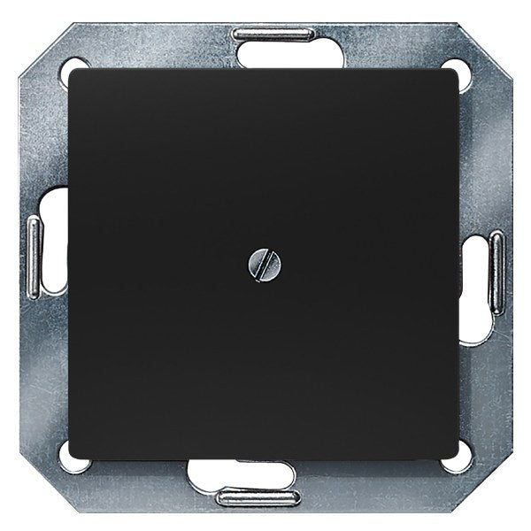 DELTA i-system Blind-Abdeckplatte, softschwarz – 5TG25580SB