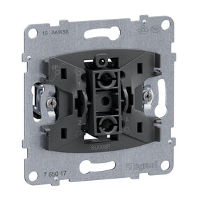 LEGRAND SEANO Einsatz Taster mit Wechselkontakt mit N-Klemme 10A Steckklemmen  – 765017