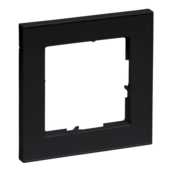 LEGRAND SEANO+ 1-fach Rahmen in der Farbausführu ng Schwarz lackiert  – 765381