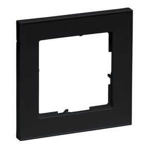 LEGRAND SEANO+ 1-fach Rahmen in der Farbausführu ng Schwarz lackiert  – 765381