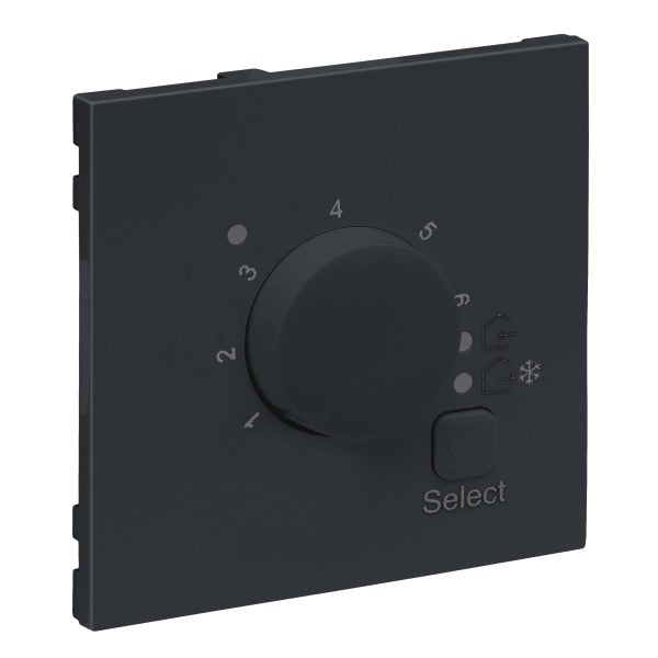 SEANO Abdeckung für elektronisches Raumthermostat, Farbe: Anthrazit lackiert – 765451