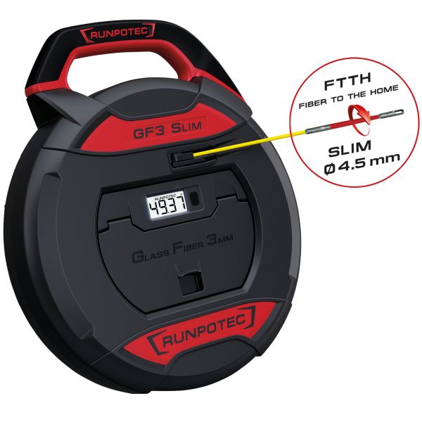 GF3 SLIM-Glasfaserstab Ø3mm-30 m Kabeleinziehsystem für Rohrdm 5-40mm – 10208
