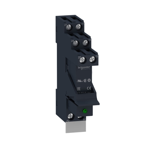 Zelio RSB Relais und Sockel, 2 Wechsler, 8A 24VDC mit Diode – RSB2A080BDPV