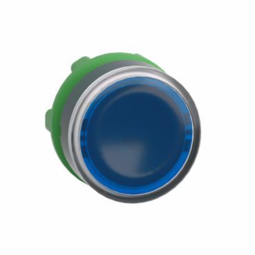 Leuchtdrucktaster Frontelement XB5, Kunststoff, 22mm, blau, für LED – ZB5AW363