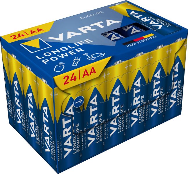 Batterie Longlife Power Alka AA Mignon LR6 1.5V CUBEPACK=24Stk – 4906121134