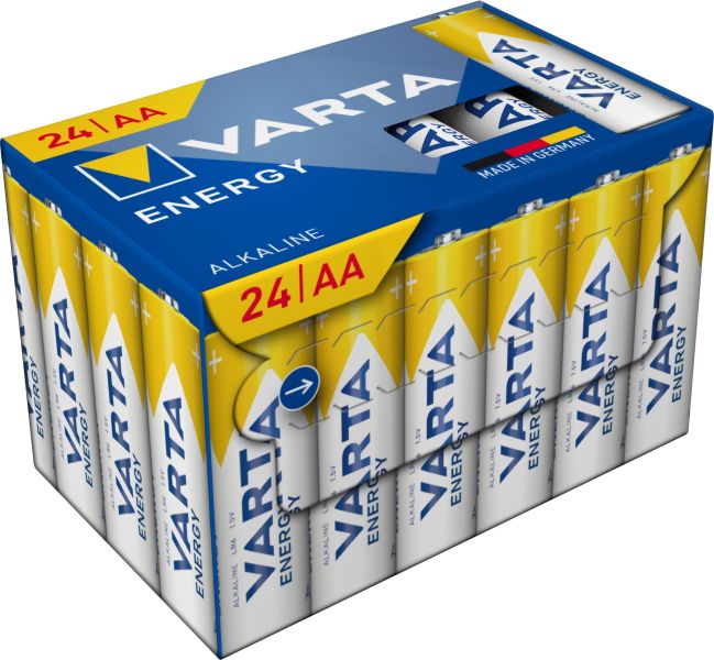 Batterie Energy Alkaline AA Mignon LR6 1.5V CUBEPACK=24Stk – 4106229234