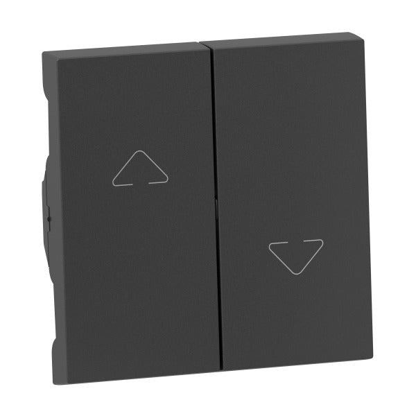 SEANO Wippe Jalousieschalter/-taster, 2-Tasten-System, Farbe: Anthrazit lackiert – 765447