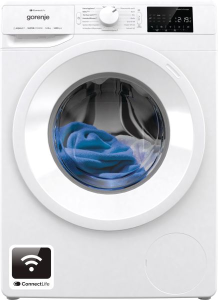 Waschmaschine 1400U/min 9kg Disp AqSt. WLAN A weiß – 744058