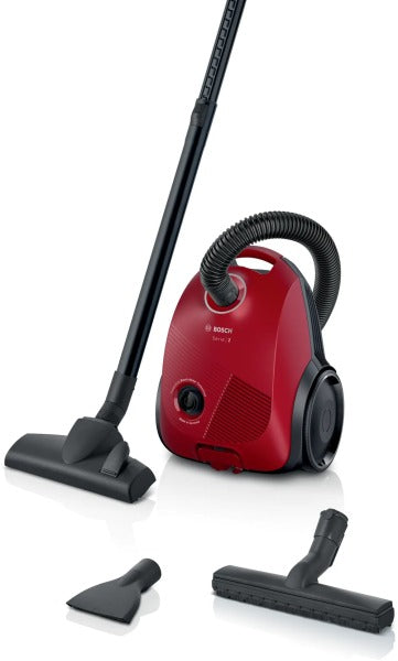 Bodenstaubsauger 600W 80dB 8m 3.5L Hygienef. rot – BGLS2LR1H