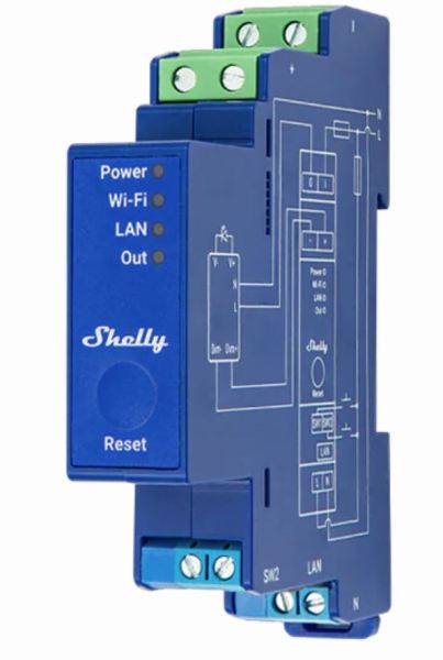 Shelly Hutschiene ''Pro Dimmer 0/1-10V PM'' – 234695