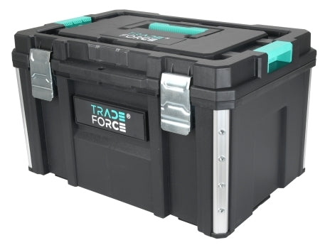 Forcebox ineinander greifender, stapelbarer Werkzeugkasten aus Kunststoff, Größe M – 0122890003