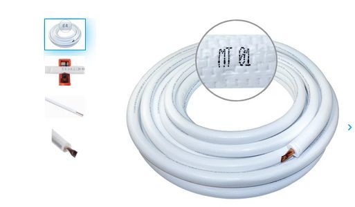 Kupferrohr vorisoliert Einzel 1/4''x1,0mm 25m Bund – 321.4054