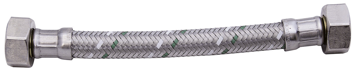 Alva Niroflex-Verbinder DN18 DVGW, Silikon IG 3/4" x IG 3/4" L 100cm - ACF18.3/4.100