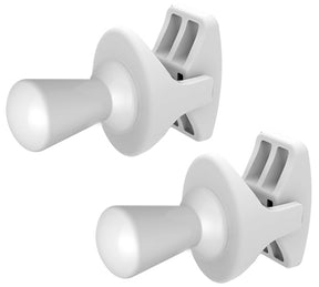Alva Era Handtuchhaken Weiß f. Rohr-d 15-28/Rohrabst. 11-22mm,2 Stk. - AQBHERHTHW