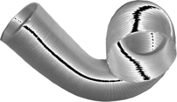 ALVA Alu-Stauchrohr halbflexibel DN82, L = 3 m