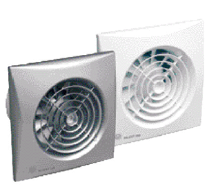 Alva Kleinraumventilator DN100 Lampe, VK weiß - ALSIL100CZ