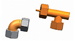 Alva Anschlusswinkelset mit Fühlertauchhülse und 22mm KV - ALSASMF