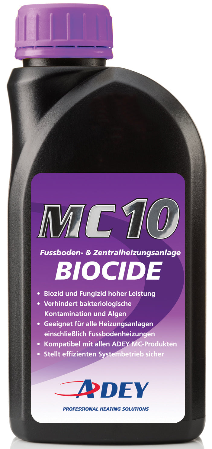 Alva ADEY MC10+ Biocide 500 ml Biozid für Fußboden- u. Zentralheizungen - ALMC10.500