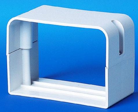 Alva Installationkanal Industrie Verbindungsstück 105 RAL 9003 - ALKIKVS105IW