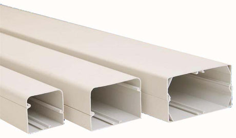 ALVA Installationkanal Industrie (105x75) L=2m, RAL 9002 (elfenbeinfarbig - ALKIK105I