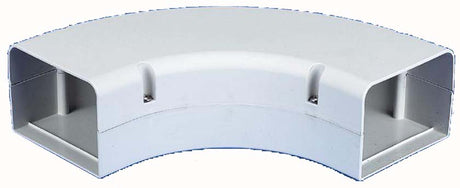 Alva Installationkanal Industrie Langbogen flach 105, 90, RAL 9002 - ALKIKBFL105I