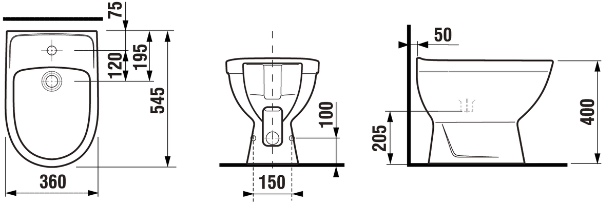 Alva Idea Standbidet Weiß - AQKEIDBID.1