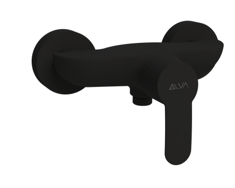 Alva Viva Brausearmatur Schwarz Matt - AQARVIBTS